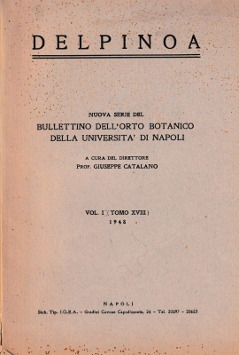 Delpinoa, I 1948 [1949]