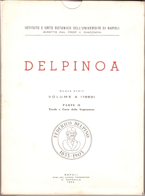 Delpinoa, n.s., 04 (II parte) 1962 [1964]. Tavole e Carta della Vegetazione