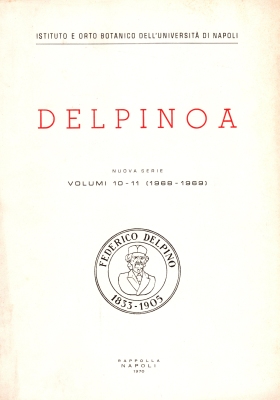Delpinoa, n.s., 10-11. 1968-69 [1970]
