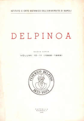 Delpinoa, n.s., 10-11. 1968-69 [1970]