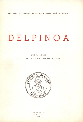Delpinoa, n.s., 12-13. 1970-71 [1972]