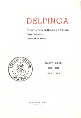 Delpinoa, n.s., 25-26. 1983-84 [1988]