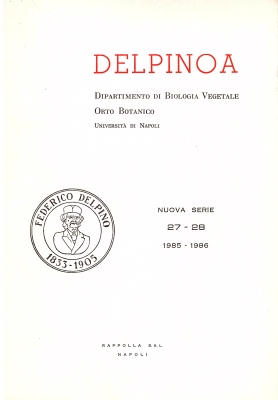 Delpinoa, n.s., 27-28. 1985-86 [1988]