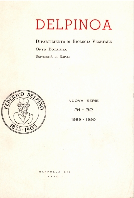 Delpinoa, n.s., 31-32. 1989-90 [1994]