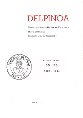 Delpinoa, n.s., 35-36. 1993-94 [1997]