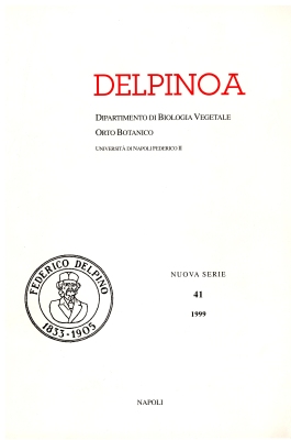 Delpinoa, n.s., 41. 1999 [2001]