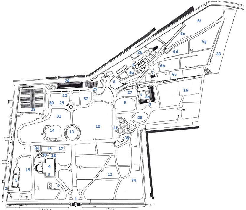 Mappa delle aree 2023