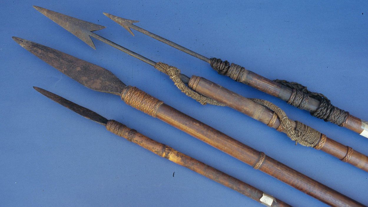 lance in uso nell isola di mindoro repubblica delle filippine